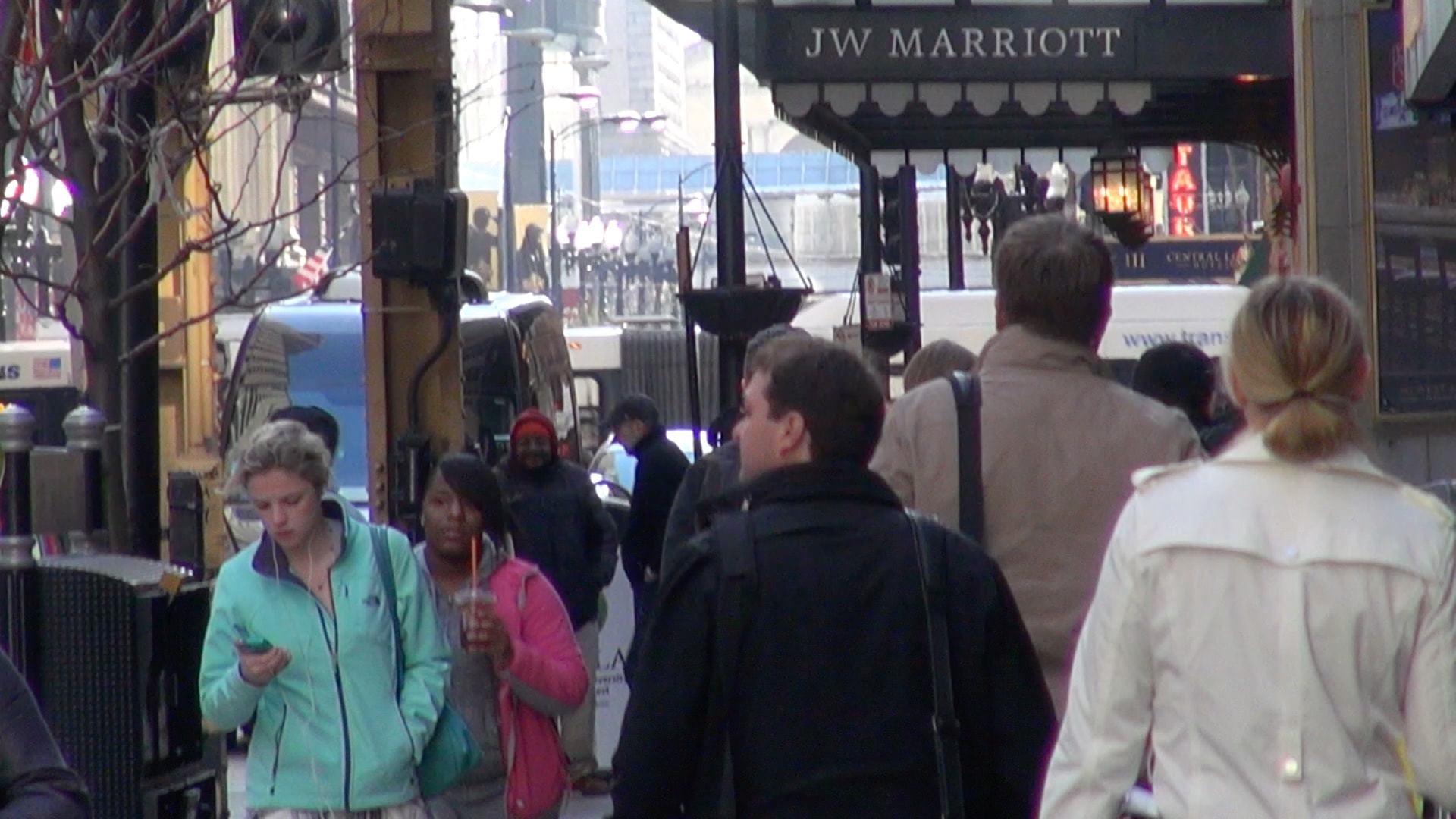 BTS street scene JW Marriott