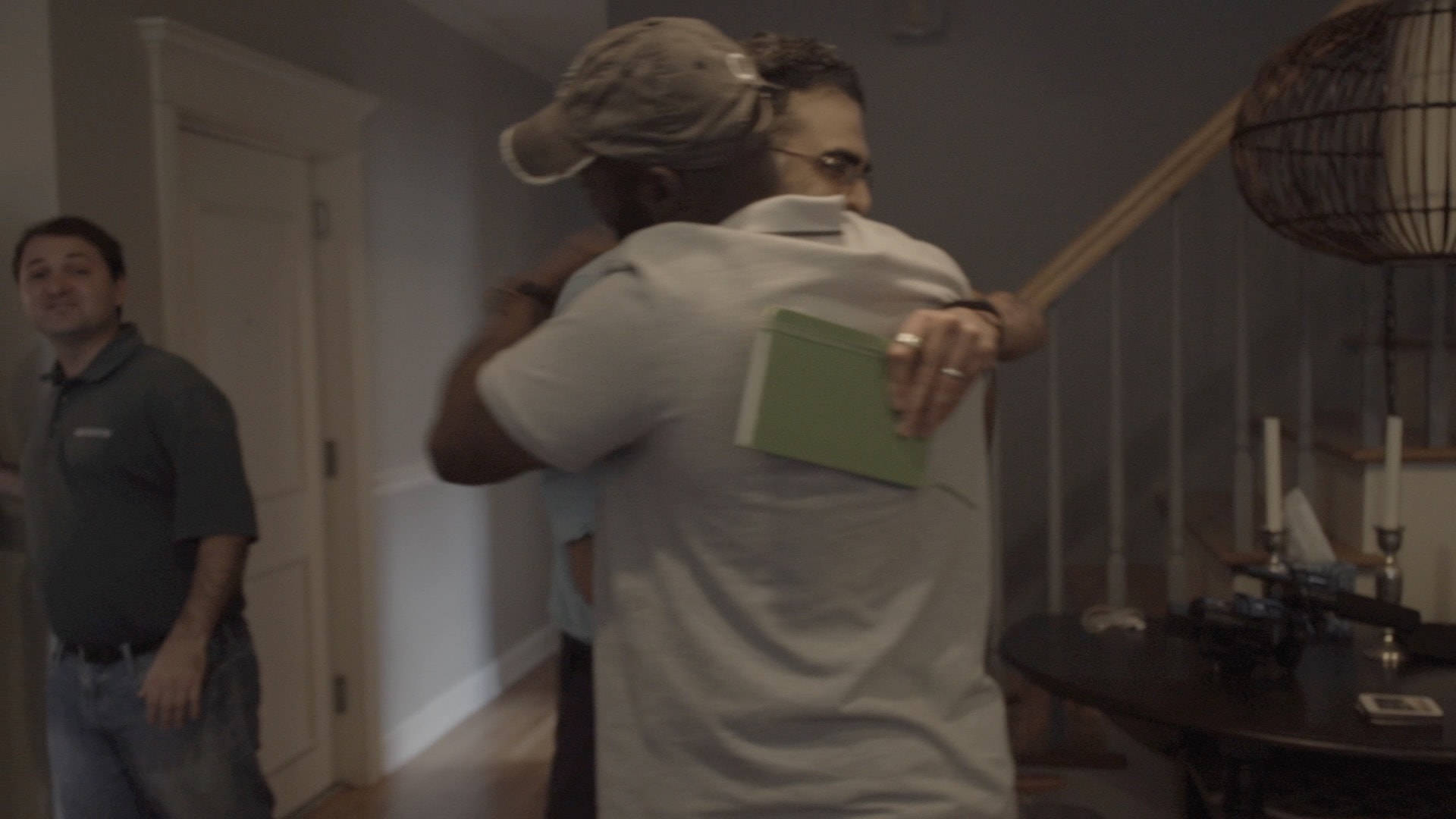 BTS indoor embrace scene