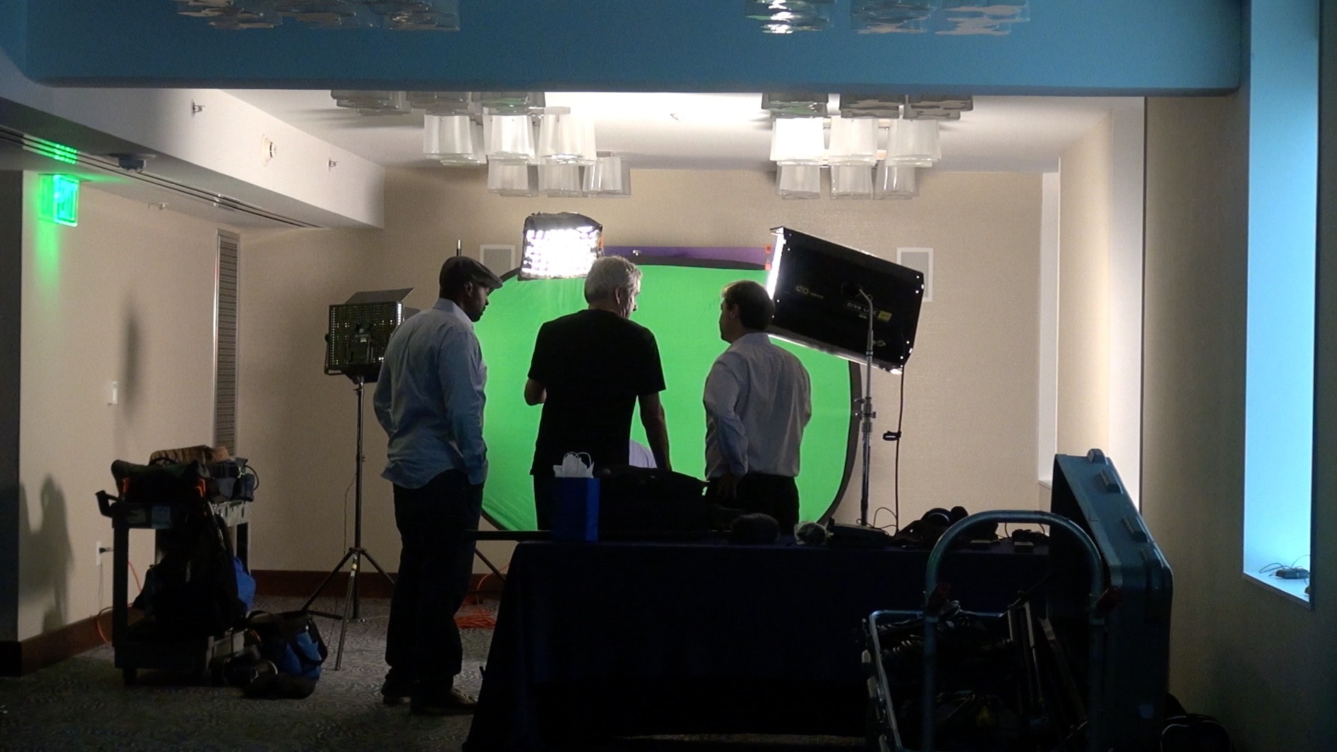 BTS green screen crew